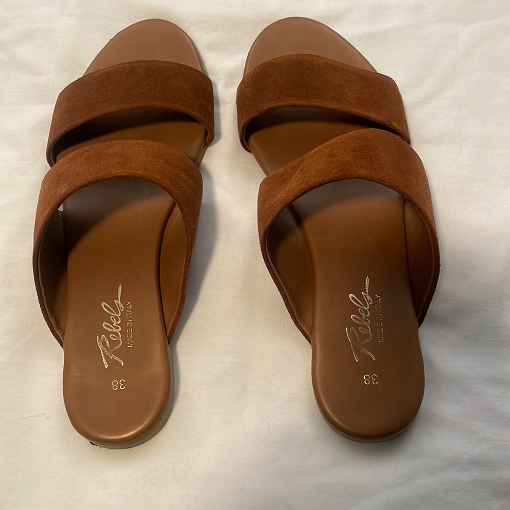 Rebels Deana Flat 2 front strap sandal size 38 - Picture 6 of 13